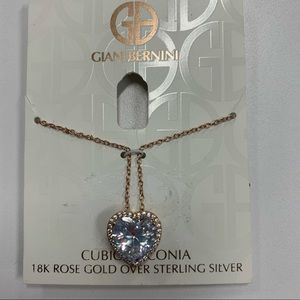 NWT: Giani Bernini heart pendant necklace